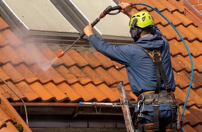Démoussage et hydrofuge de toiture à Goualade